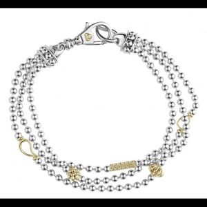 LAGOS Caviar Icon Silver and Gold Bracelet